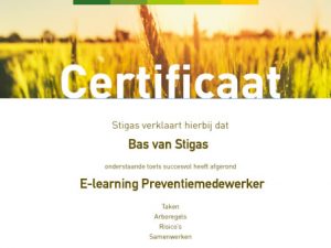 Toets – Preventiemedewerker Stigas